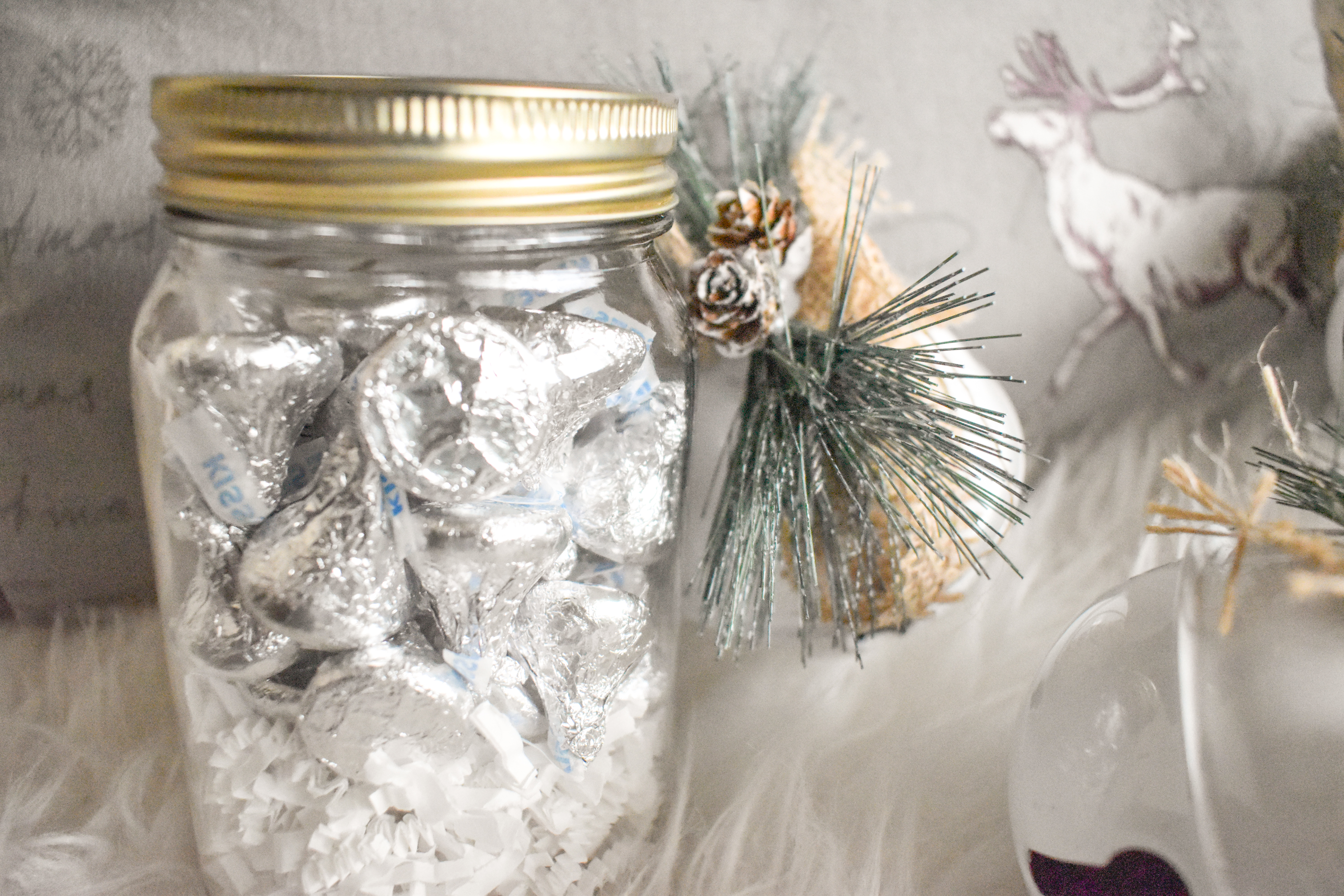 DIY Snowy Treat Jars | Cathedrals and Cafes